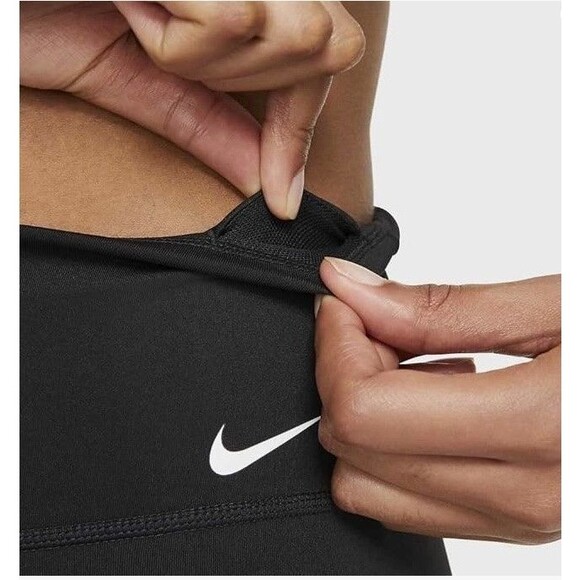 NIKE ONE DRI-FIT TRAINING BIKE WOMEN'S 7 IN HIGH W SHORTS BLACK SZ XS#DD0243-NWT - Picture 3 of 6